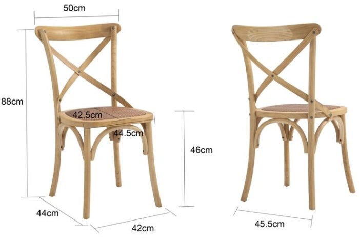 Chaise bistrot en frêne Algérie