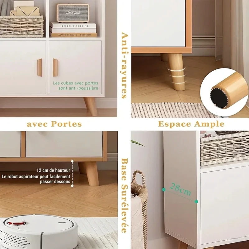 Meuble rangement Buffet Scandinave