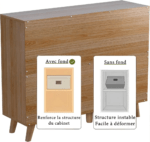 Meuble rangement Buffet Scandinave
